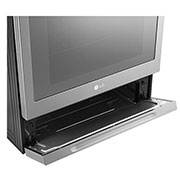 LG Cuisinière à gaz, 6 brûleurs à allumage automatique alimentés par une plaque de fonte émaillée, d’un revêtement supérieur en verre, d’une capacité de four de 153 litres et de la fonction EasyClean (Four), LF762S, thumbnail 13