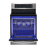 LG Four électrique de 6,3 pi.cu doté de 5 plaques de cuisson autonomes céramique, d’une grande capacité et d’un système de cuisson à convection, LRE3163ST, thumbnail 7