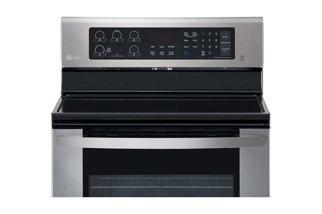 LG Four électrique de 6,3 pi.cu doté de 5 plaques de cuisson autonomes céramique, d’une grande capacité et d’un système de cuisson à convection, LRE3163ST, thumbnail 5