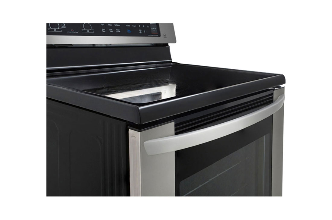 LG Four électrique de 6,3 pi.cu doté de 5 plaques de cuisson autonomes céramique, d’une grande capacité et d’un système de cuisson à convection, LRE3163ST, thumbnail 6