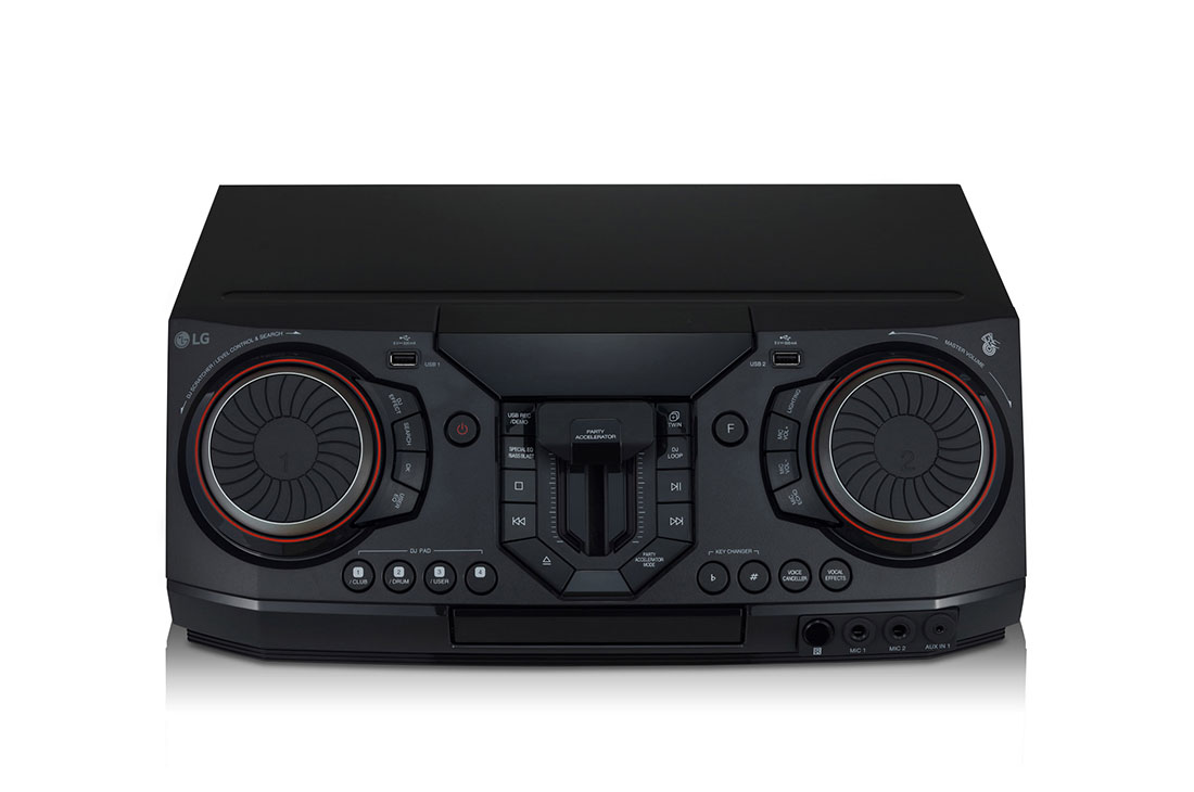 LG 2350 W, Mini Audio, éclairage multicolore, Accélérateur de fête, Karaoke Star, appli DJ, CL87, thumbnail 10