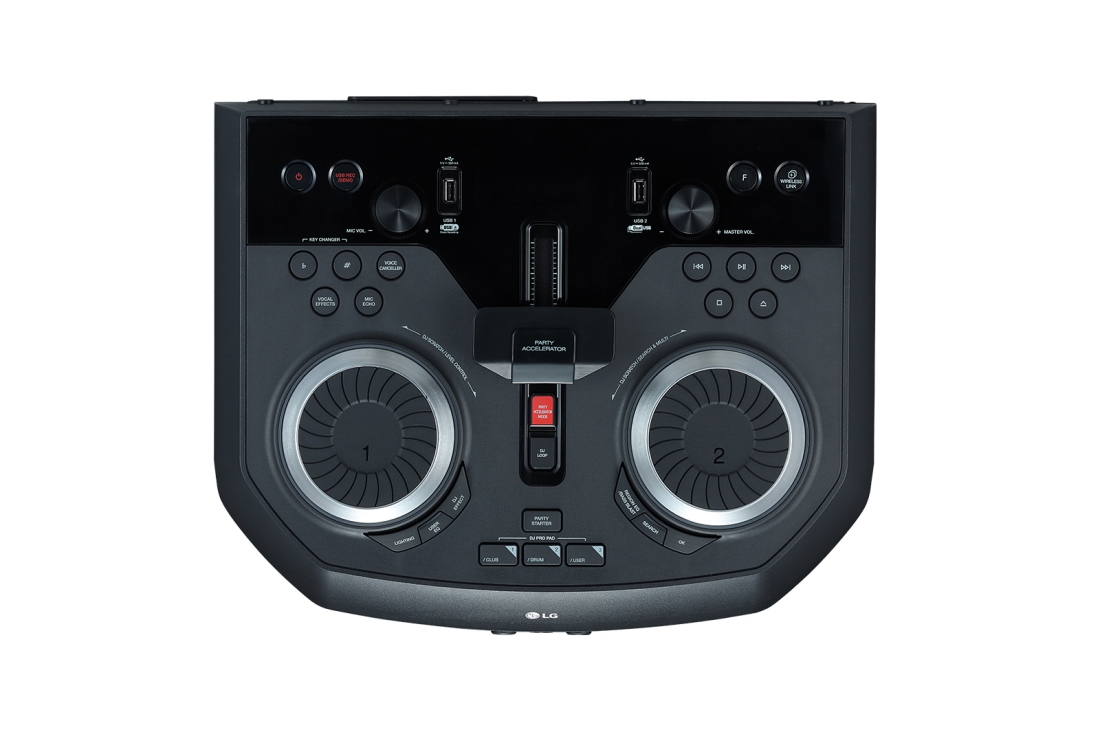 LG 1800 W, Monobloc, Basse puissante, Caisson de basses X-Shiny, Platine Pro DJ, OK99, thumbnail 11