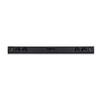 Barre de son LG dotée d’une puissance de sortie de 300 W, de 2.1 canaux, de la fonction de Calibration automatique du son et TV Sound Sync