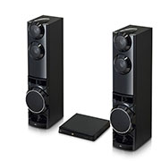 LG Système Home Cinéma LG série LHD687BG, vue diagonale à 30 degrés avec le côté droit vers l’avant, LHD687BG, thumbnail 7