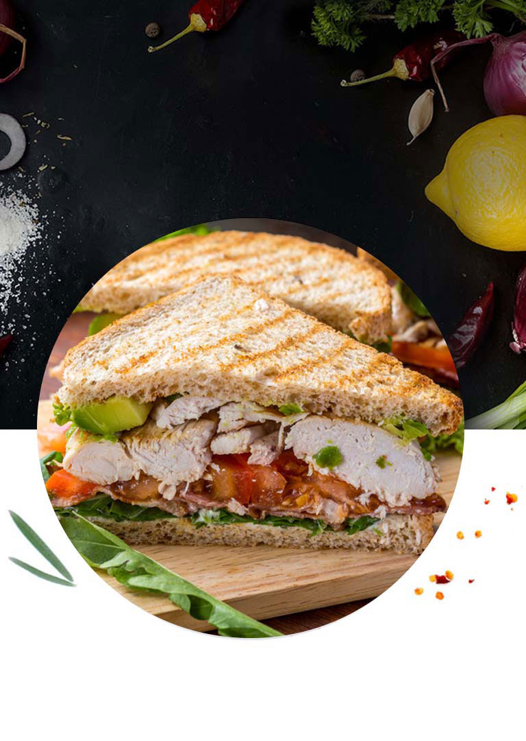 Sandwich au poulet grillé facile