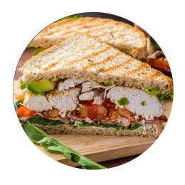 Sandwich au poulet grillé facile