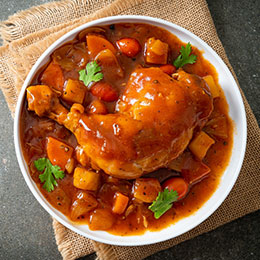 Soupe de poulet aux pommes de terre