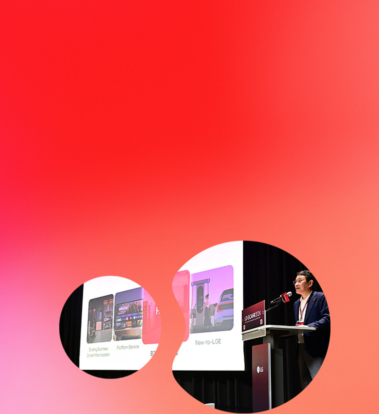 Présentation LG GCAHR 2024 sur les technologies avancées de HVAC et les recherches en matière de pompes à chaleur pour des solutions mondiales durables.