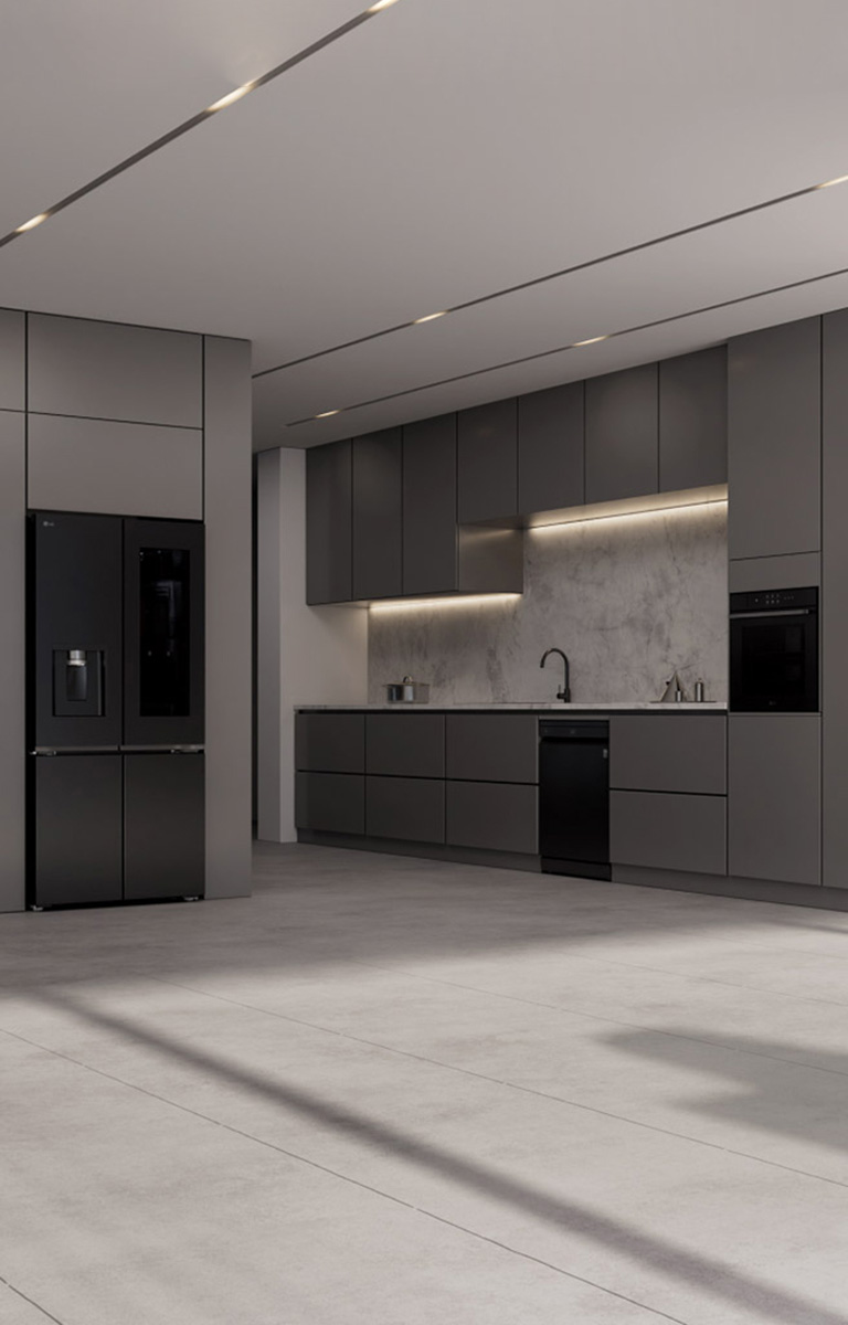 Processeur AI Core-Tech avec des circuits violets éclatants rayonnant vers l’extérieur, sur un fond de circuit imprimé sombre