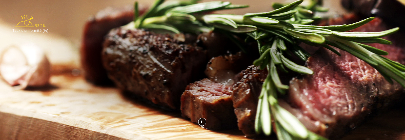 Un steak cuit à la perfection