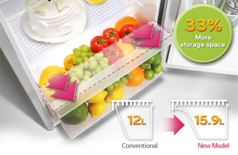 Grande boîte à légumes et à fruits