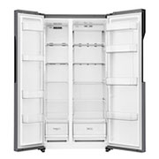 LG Réfrigérateur américain d’une capacité de 679 litres avec compresseur linéaire à onduleur, flux d’air multiple, capteurs numériques multiples, congélation Express, Smart Diagnosis™, GC-B247KQDV, thumbnail 3