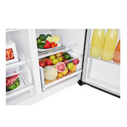 LG Réfrigérateur américain d’une capacité de 679 litres avec compresseur linéaire à onduleur, flux d’air multiple, capteurs numériques multiples, congélation Express, Smart Diagnosis™, GC-B247KQDV, thumbnail 5