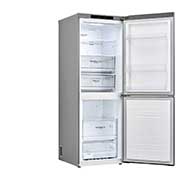 LG Réfrigérateur 306 l nets à 2 portes avec congélateur en bas et compresseur Smart Inverter, vue de gauche, ouvert, GC-B369NLJM, thumbnail 12