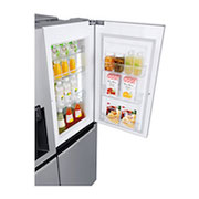 LG Réfrigérateur américain de 668 litres, couleur argent, compresseur linéaire à onduleur, fonction Door in Door™, Hygiene Fresh +, Fin, Distributeur d’eau et de glaçons, GC-J247SLLV, thumbnail 5