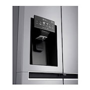 LG Réfrigérateur américain de 668 litres, couleur argent, compresseur linéaire à onduleur, fonction Door in Door™, Hygiene Fresh +, Fin, Distributeur d’eau et de glaçons, GC-J247SLLV, thumbnail 9