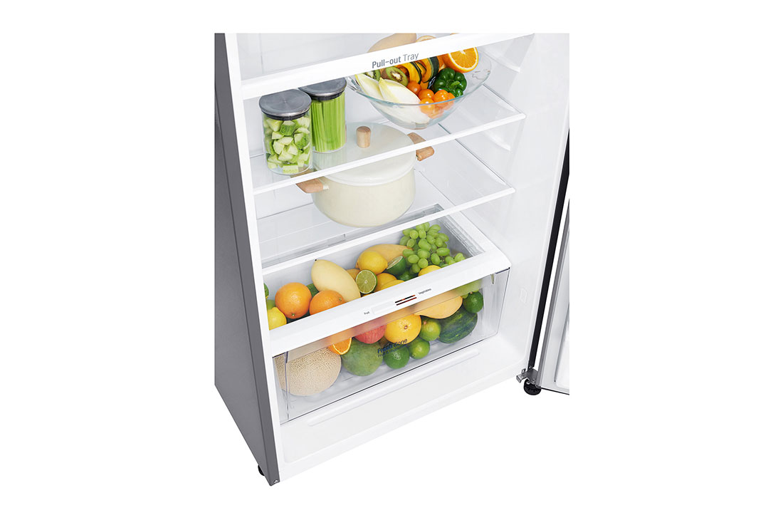 LG Congélateur supérieur en acier au graphite foncé IEC brut de 427 L avec compresseur à onduleur et flux d’air multiple, GN-B422SQCL, GN-B422SQCL, thumbnail 5