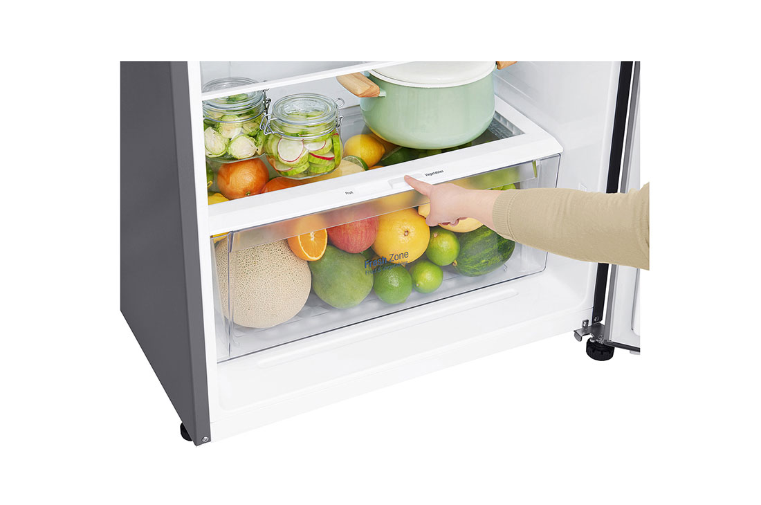 LG Congélateur supérieur en acier au graphite foncé IEC brut de 427 L avec compresseur à onduleur et flux d’air multiple, GN-B422SQCL, GN-B422SQCL, thumbnail 6