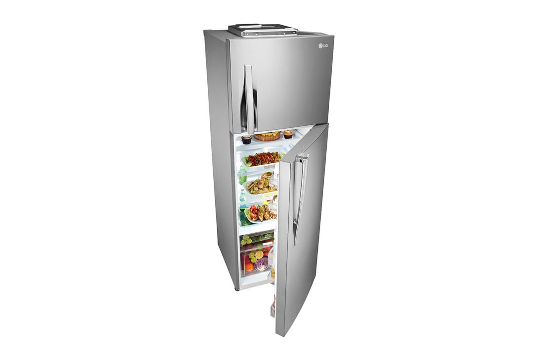 LG 257L, Réfrigérateur Congélateur Supérieur, Compresseur Linéaire Inverter, Refroidissement de Porte, Bac à Glace Mobile, GL-G292RLBB, GL-G292RLBB, thumbnail 8