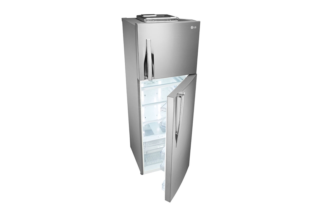 LG 257L, Réfrigérateur Congélateur Supérieur, Compresseur Linéaire Inverter, Refroidissement de Porte, Bac à Glace Mobile, GL-G292RLBB, GL-G292RLBB, thumbnail 9