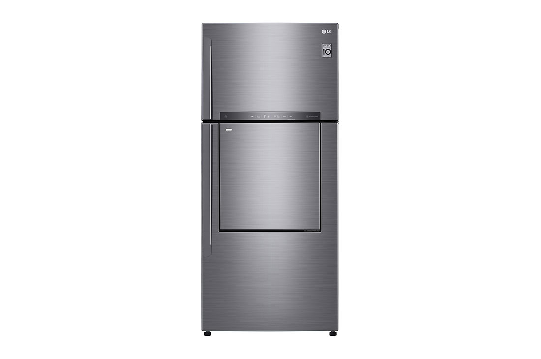 LG 549 litres, congélateur en haut, Door-in-Door®, LINEAR Cooling™ et HygieneFresh+™, GN-A702HLHU, thumbnail 2
