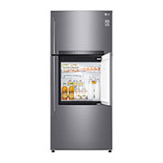 LG 549 litres, congélateur en haut, Door-in-Door®, LINEAR Cooling™ et HygieneFresh+™, GN-A702HLHU, thumbnail 1