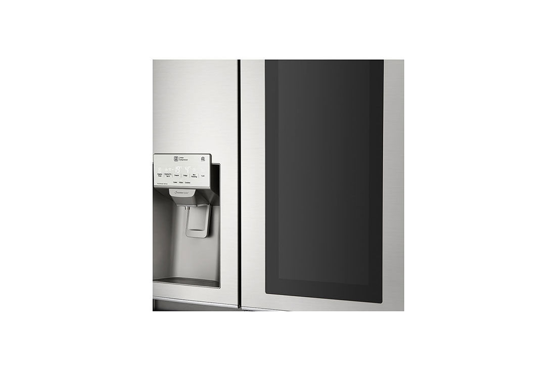LG Toquez deux fois, Voir l’intérieur, InstaView Door-in-Door™ 668 l, Compresseur linéaire Inverter, Réfrigérateur DoorCooling+™, LG GC-X247CSAV 668 Ltr Door in Door Refrigerator zoomed front, GC-X247CSAV, thumbnail 4