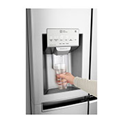 LG Toquez deux fois, Voir l’intérieur, InstaView Door-in-Door™ 668 l, Compresseur linéaire Inverter, Réfrigérateur DoorCooling+™, LG GC-X247CSAV 668 Ltr Door in Door Refrigerator dispenser, GC-X247CSAV, thumbnail 9