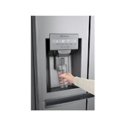 LG 674 l | Réfrigérateur Side by Side |Compresseur Smart Inverter |Flux d’air multiple |Smart Diagnosis™, dispenser view, GC-L257SLRL, thumbnail 5