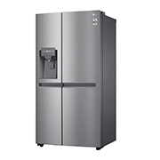 LG 674 l | Réfrigérateur Side by Side |Compresseur Smart Inverter |Flux d’air multiple |Smart Diagnosis™, front right open food view, GC-L257SLRL, thumbnail 9