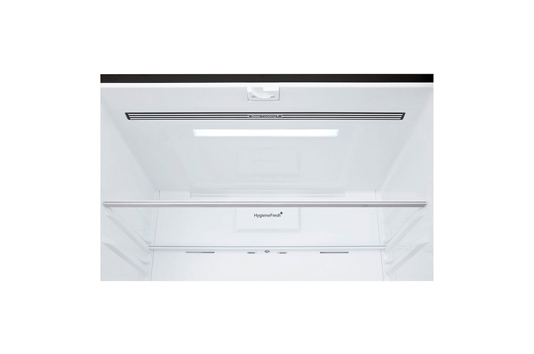 LG 508(L) | InstaView Door-in-Door™| Compresseur linéaire Inverter | Réfrigérateur américain | SmartThinQ™, detailed top view, GC-X22FTQLL, thumbnail 8