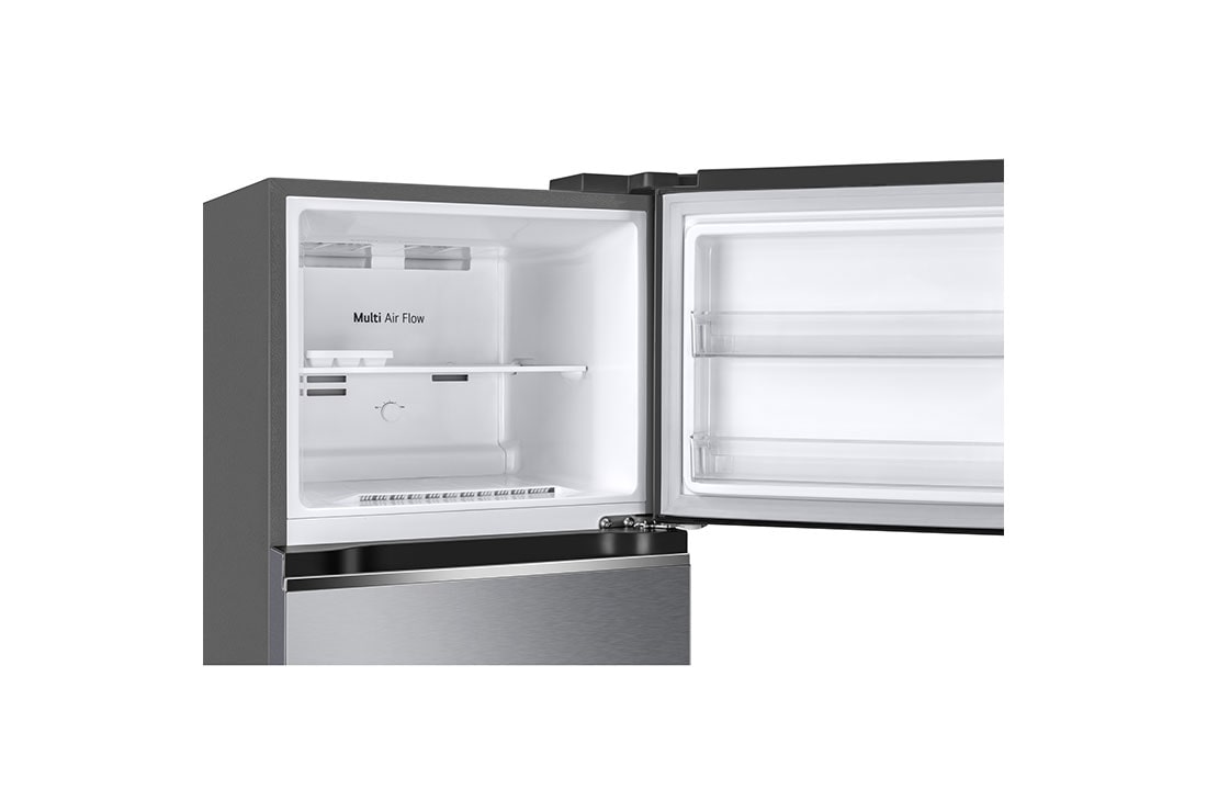 LG 235L Top Freezer Fridge en acier Dark Graphite , Rear view, GV-B212PLGB, thumbnail 5