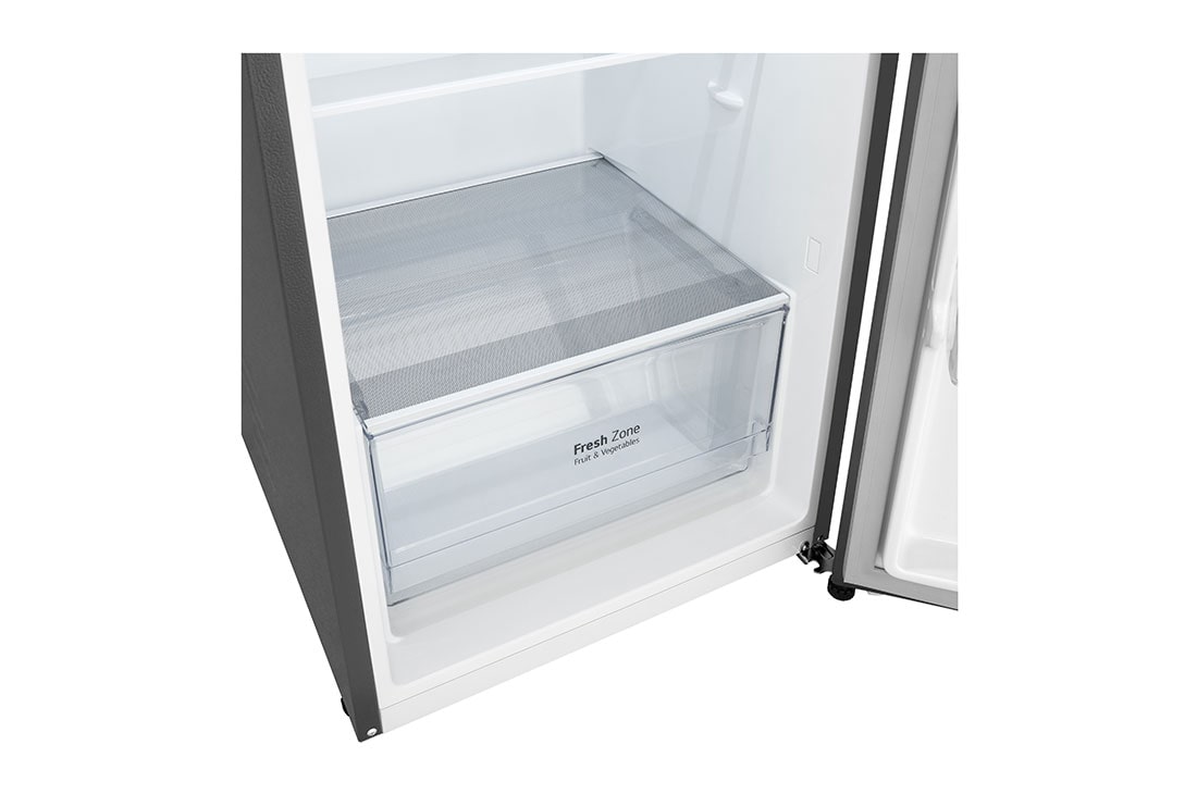 LG 235L Top Freezer Fridge en acier Dark Graphite , Rear view, GV-B212PLGB, thumbnail 6