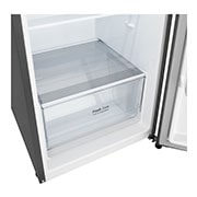 LG 235L Top Freezer Fridge en acier Dark Graphite , Rear view, GV-B212PLGB, thumbnail 6