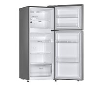 LG 235L Top Freezer Fridge en acier Dark Graphite , Right view with door open, GV-B212PLGB, thumbnail 8