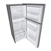 LG 235L Top Freezer Fridge en acier Dark Graphite , Top view with door open, GV-B212PLGB, thumbnail 9