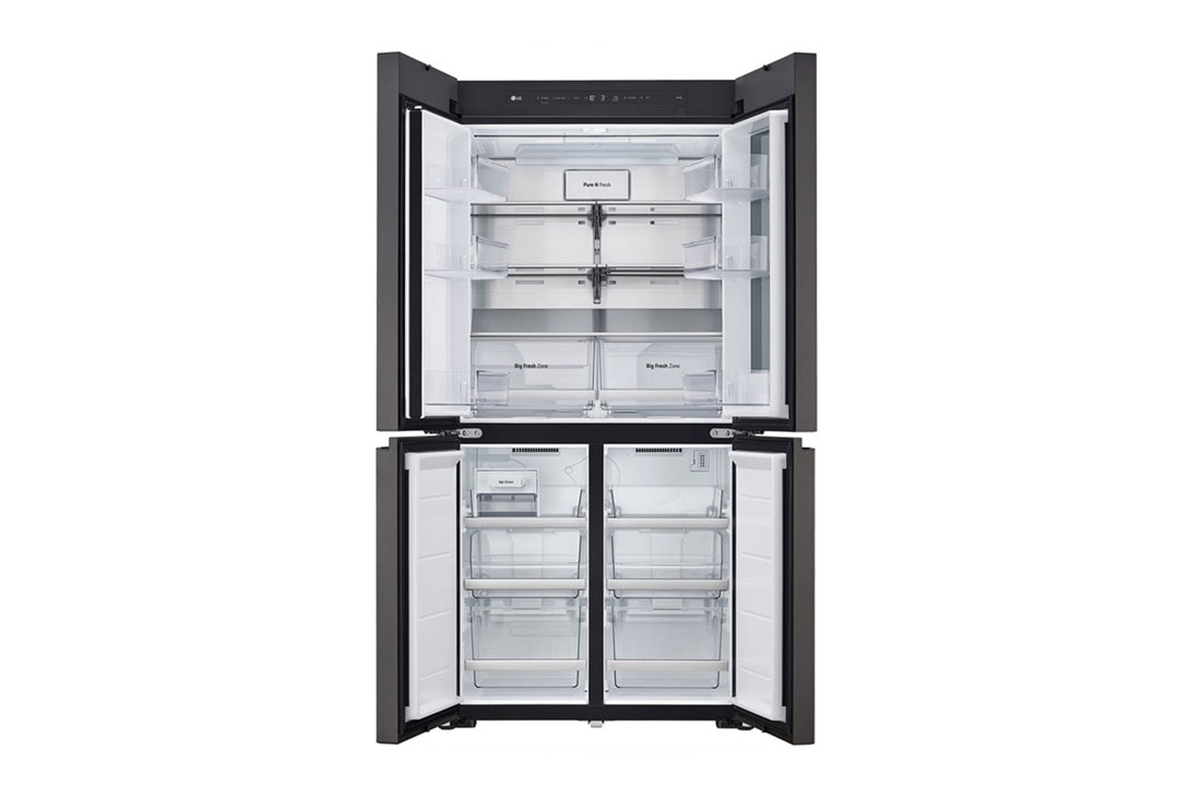 LG 671L, Porte française, Réfrigérateurs MoodUP®, Objet Collection, 3 étoiles, GR-A24FDMMB, GR-A24FDMMB, thumbnail 10