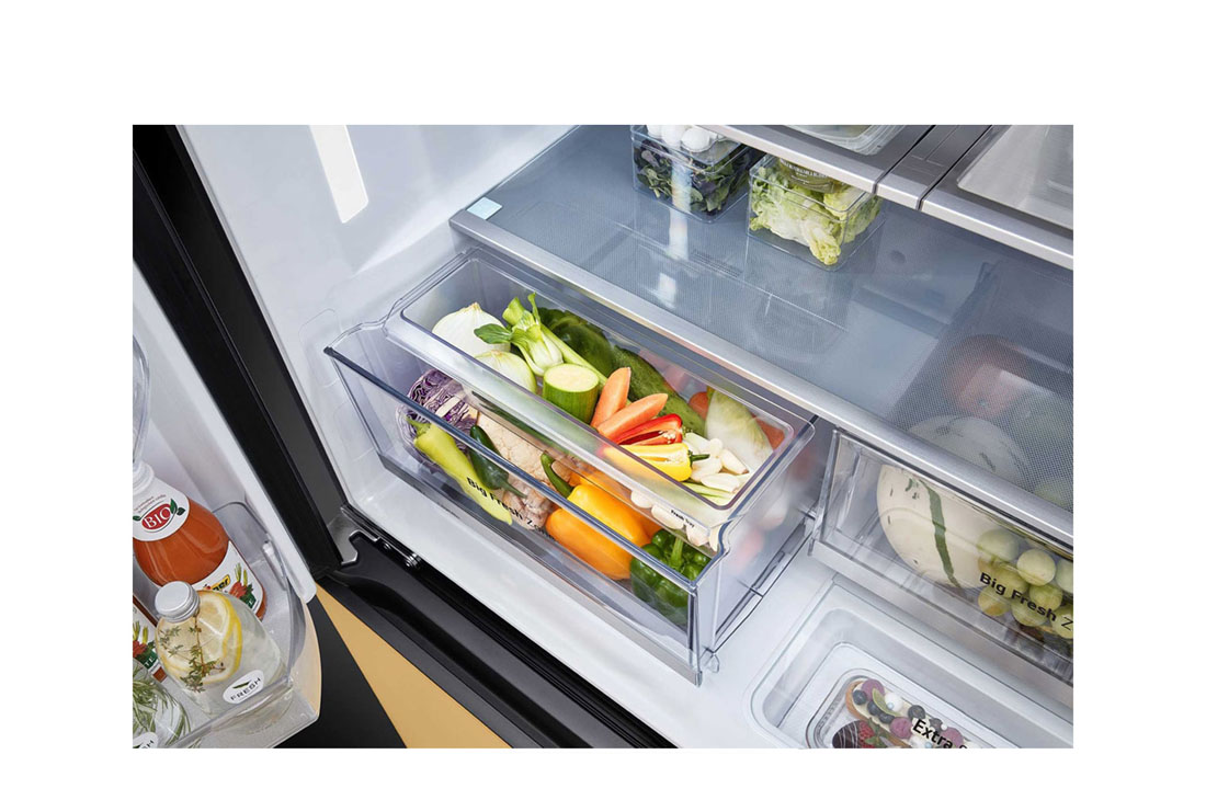 LG 671L, Porte française, Réfrigérateurs MoodUP®, Objet Collection, 3 étoiles, GR-A24FDMMB, GR-A24FDMMB, thumbnail 12