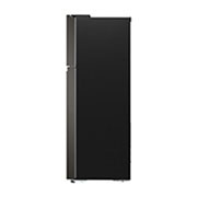 LG 330(L) | Top Freezer Refrigerator |Smart Inverter Compressor | LinearCooling™ | DoorCooling+™, side view, GN-B312PFJB, thumbnail 14