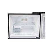 LG 473L Réfrigérateur avec compartiment congélateur supérieur en noir mat essence, Vue détaillée du plateau coulissant, GN-F452PFAQ, thumbnail 6