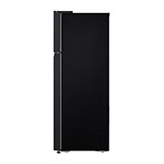 LG 473L Réfrigérateur avec compartiment congélateur supérieur en noir mat essence, vue latérale, GN-F452PFAQ, thumbnail 16