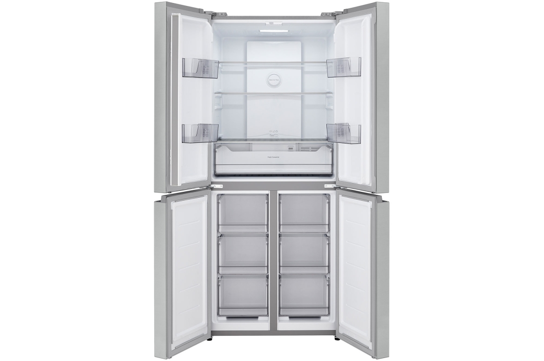 LG Réfrigérateur multi-portes 400 L en verre noir, GCFB41FPLAM, thumbnail 2
