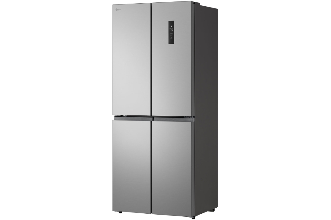 LG Réfrigérateur multi-portes 400 L en verre noir, GCFB41FPLAM, thumbnail 3