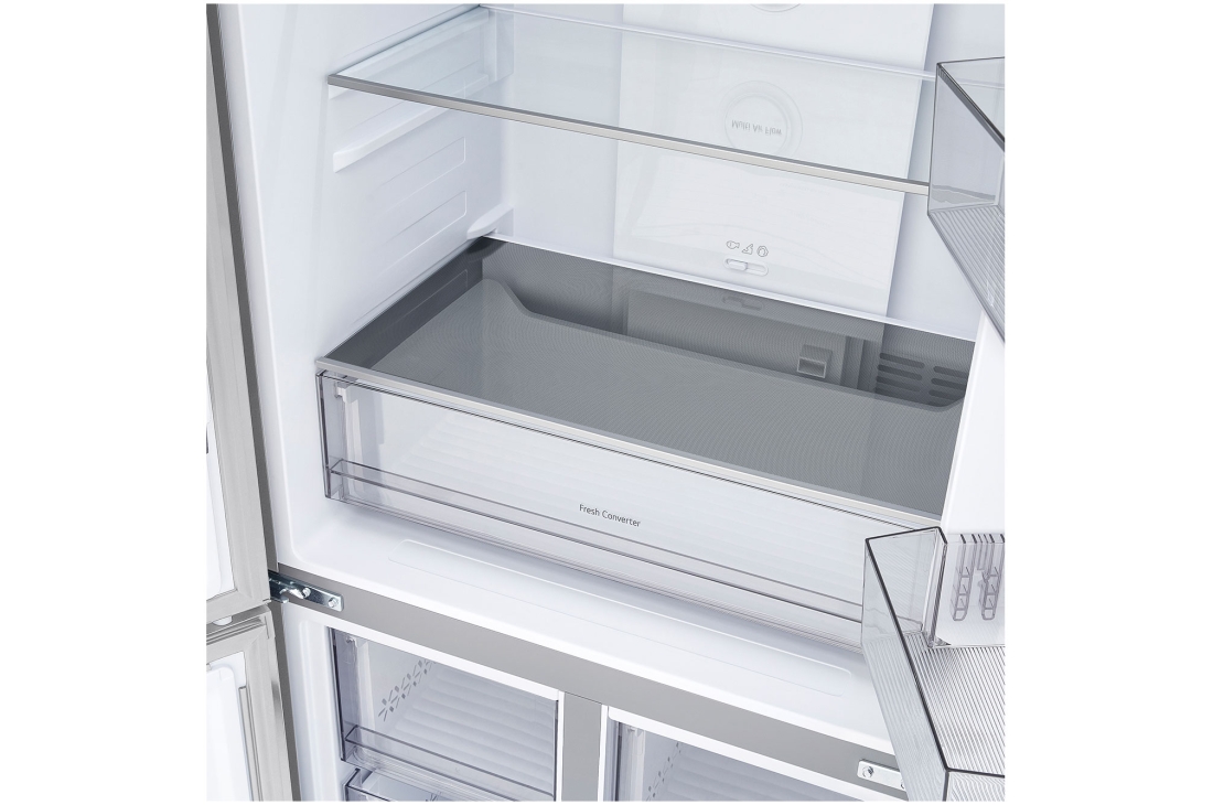 LG Réfrigérateur multi-portes 400 L en verre noir, GCFB41FPLAM, thumbnail 12