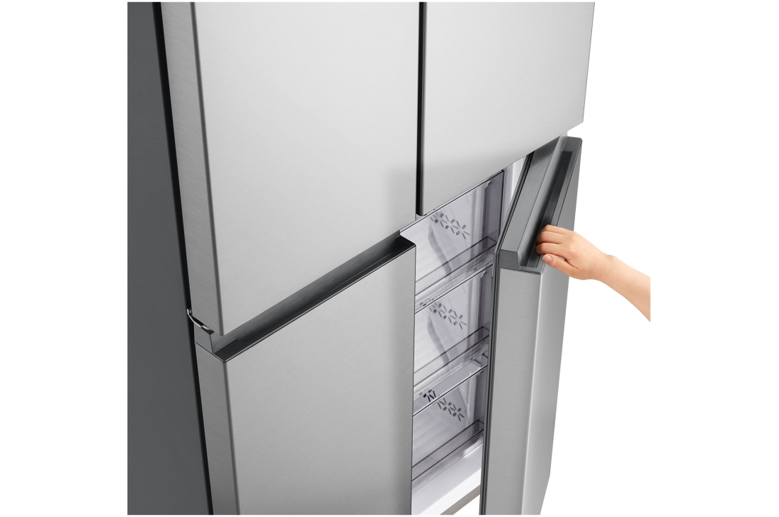 LG Réfrigérateur multi-portes 400 L en verre noir, GCFB41FPLAM, thumbnail 15