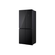 LG Réfrigérateur multi-portes 400 L en verre noir, vue de droite du réfrigérateur lg multi-portes, GCFB41FPLAM, thumbnail 9