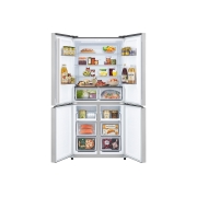 LG Réfrigérateur multi-portes 502 L en verre noir, Réfrigérateur multi-portes LG Prime Silver Intérieur entièrement rempli avec rangement organisé des aliments, GCFB48FPLAM, thumbnail 2