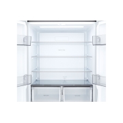 LG Réfrigérateur multi-portes 502 L en verre noir, Réfrigérateur multiportes LG Compartiment réfrigérateur Prime Silver avec étagères réglables, GCFB48FPLAM, thumbnail 4