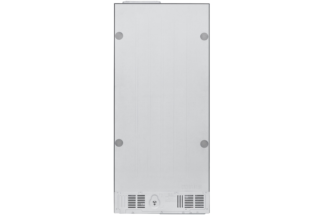 LG Réfrigérateur multi-portes 512 L en verre beige, vue arrière du réfrigérateur lg multi-portes, GCFB50FPLAM, thumbnail 11