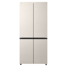vue de face du réfrigérateur lg multi-portes2